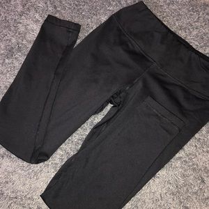 Black 90 Degree legging fleece inner lining